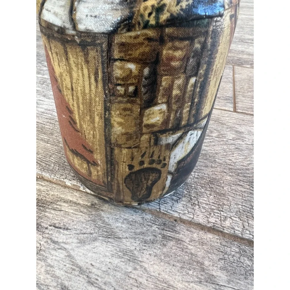 Hunting Man Cave Mason Jar Decoupage Handmade‎ Storage Hunting Wildlife Camo